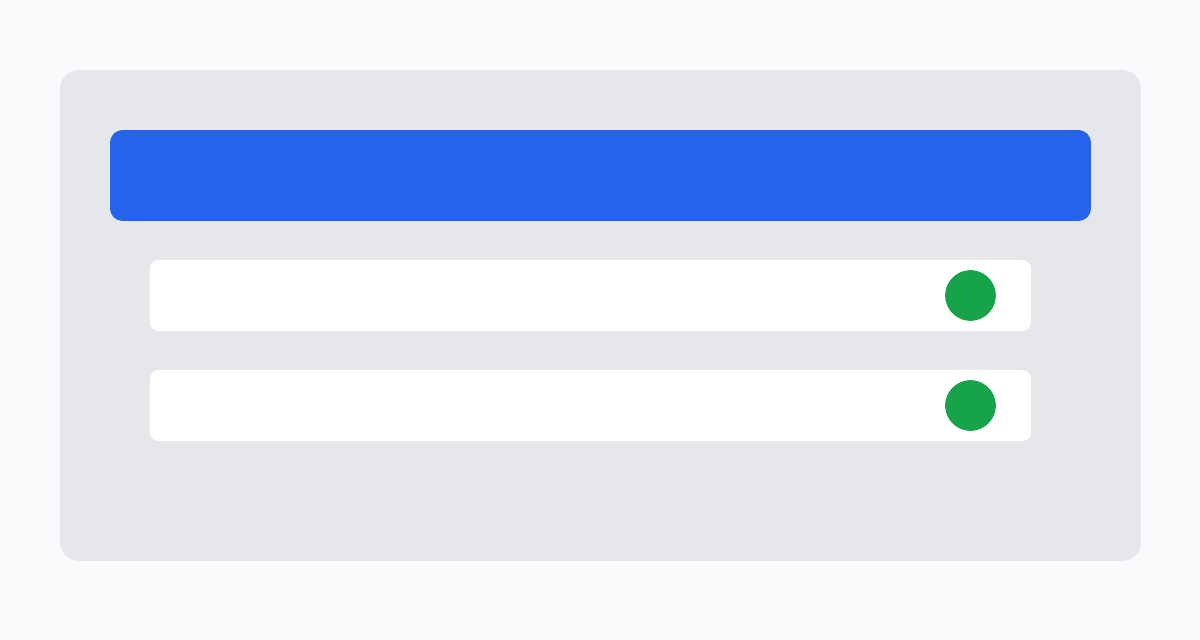 Social accounts list showing connected sender status and health